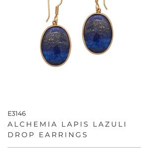 Charles Albert Alchemia Lapis Lazuli Drop Earrings
